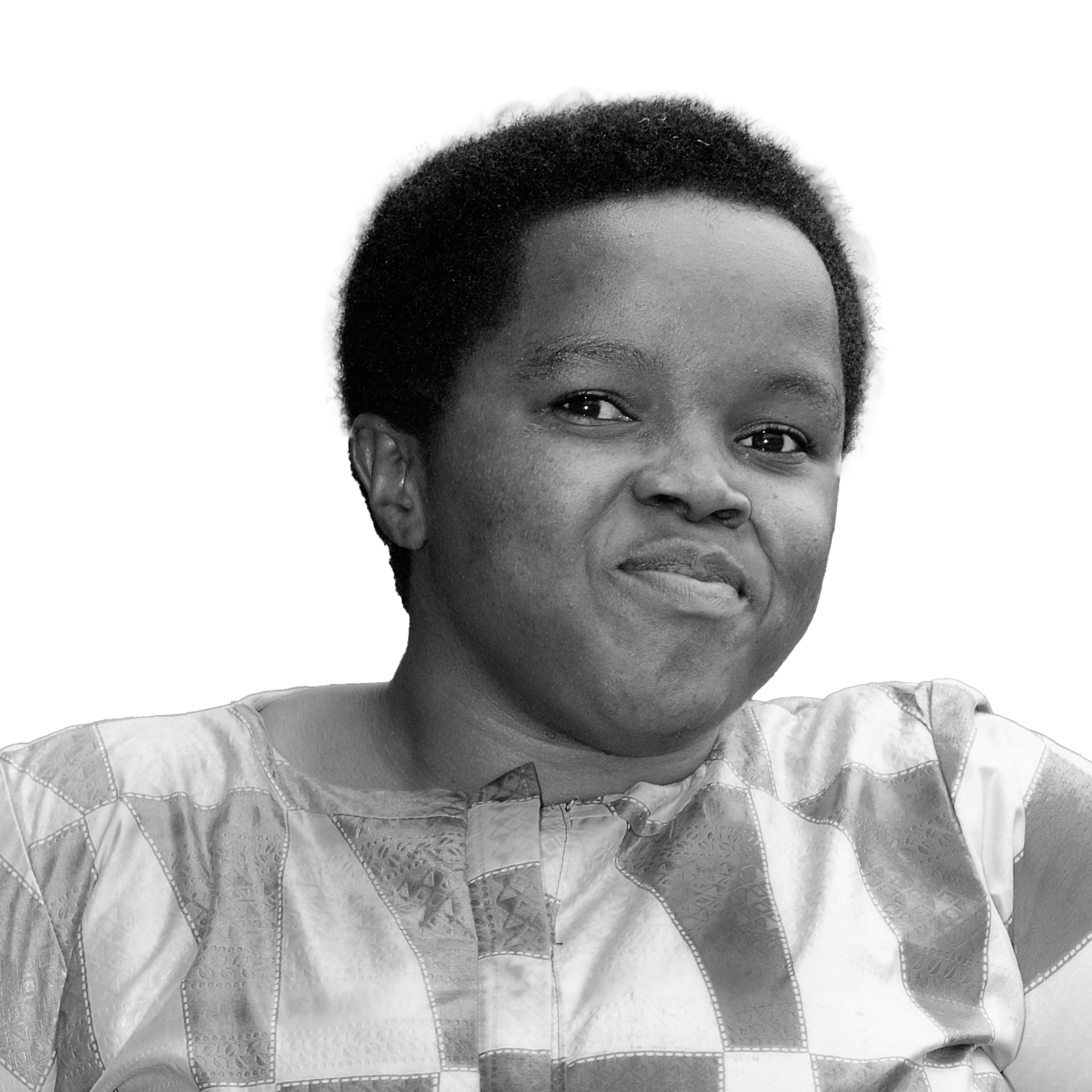 Esther Mukampogazi smiles into the camera.