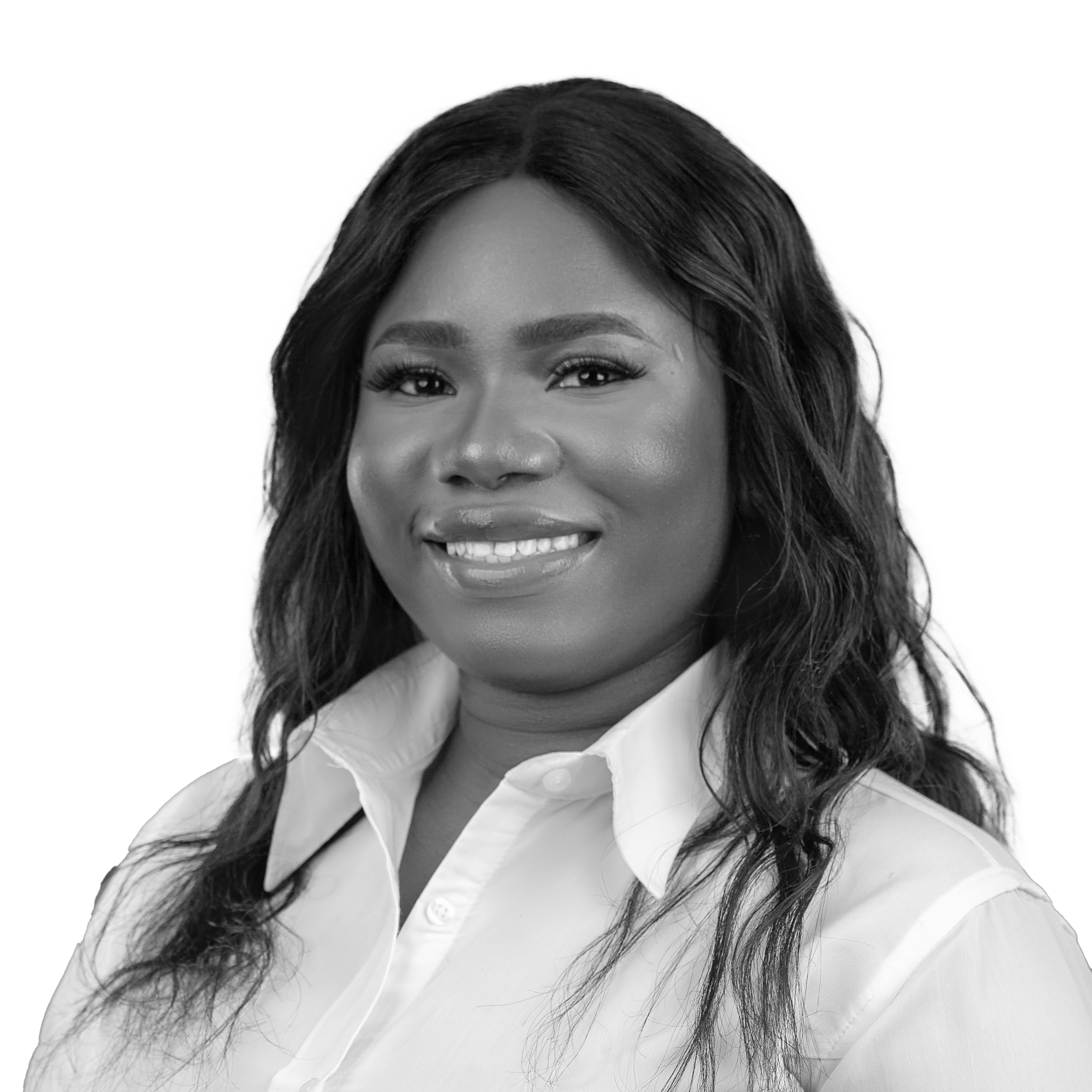 Oluwaseun Ayodeji smiles into the camera.