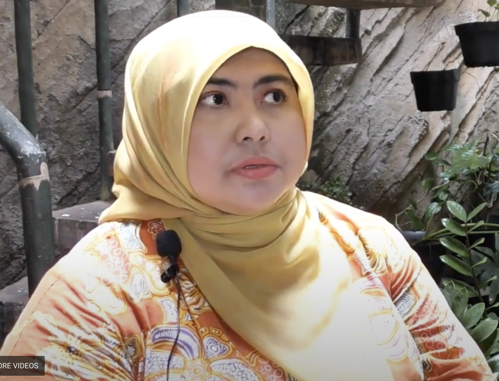 Nurhayati Ratna Sari Dewi from Indonesian Mental Health Association speaks to camera.